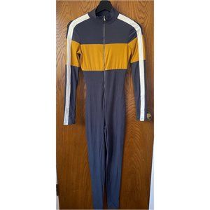 Women’s Jumpsuit Yellow & Grey Size XS NWT Trendy Stretchy Bodysuit Women Kids
